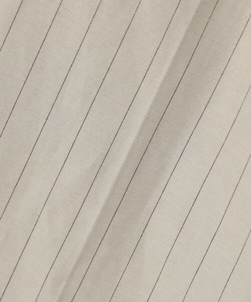 BEIGE, / ベイジ, その他パンツ | ERYTH / リネンストライプ タックワイドパンツ | 詳細15