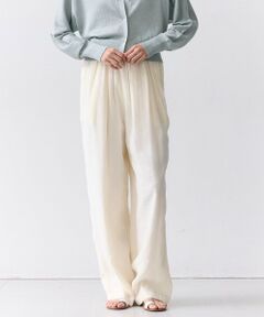 BEIGE, / ベイジ, その他パンツ | SERAPHIN / ライトシアー イージーワイドパンツ