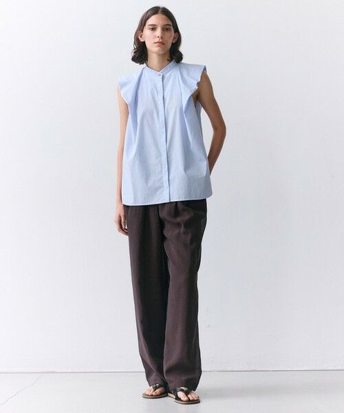 BEIGE, / ベイジ, その他パンツ | SERAPHIN / ライトシアー イージーワイドパンツ | 詳細10