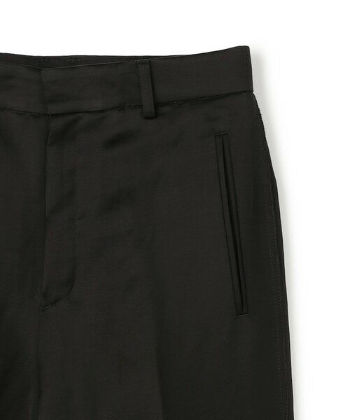 BEIGE, / ベイジ, その他パンツ | CASSITER / リネンブレンド サテンクロップドパンツ | 詳細12