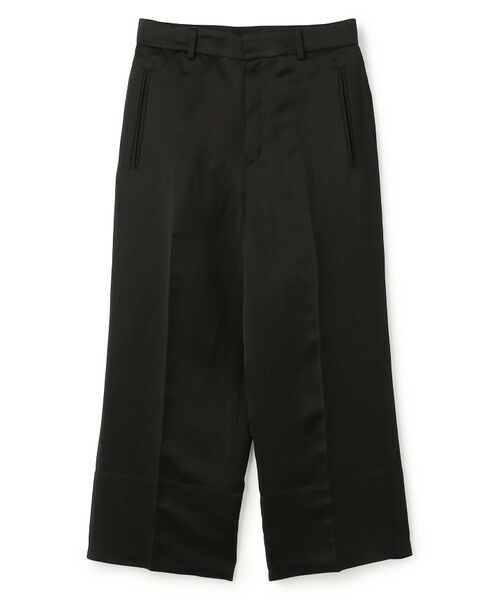 BEIGE, / ベイジ, その他パンツ | CASSITER / リネンブレンド サテンクロップドパンツ | 詳細8