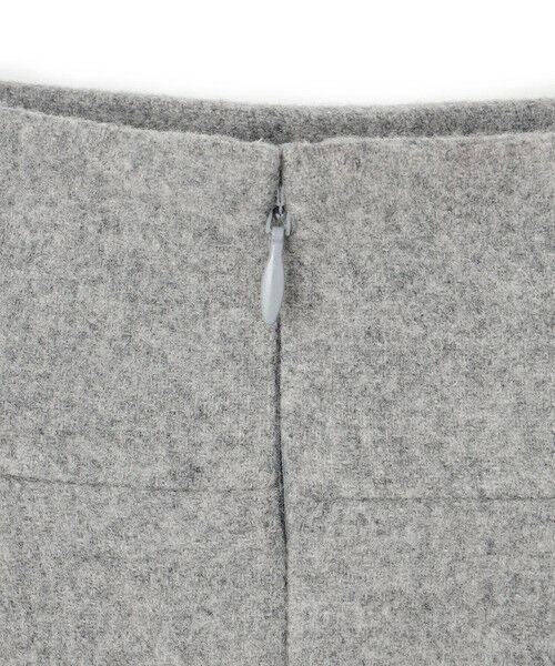 BEIGE, / ベイジ, ミニ・ひざ丈スカート | CHAMPIONNET  / ウールメルトン  Iラインスカート | 詳細6