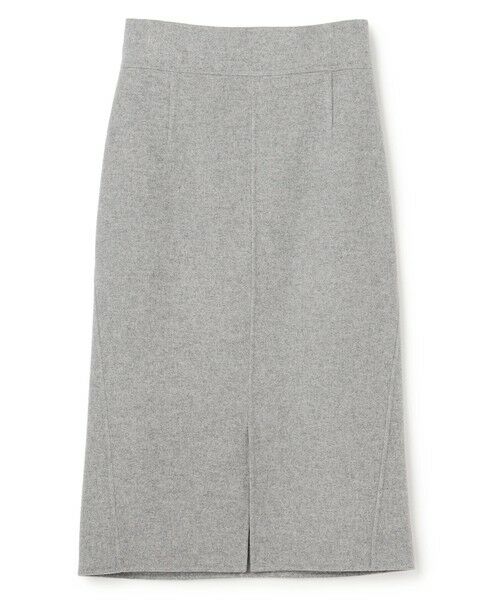BEIGE, / ベイジ, ミニ・ひざ丈スカート | CHAMPIONNET  / ウールメルトン  Iラインスカート（Gray）