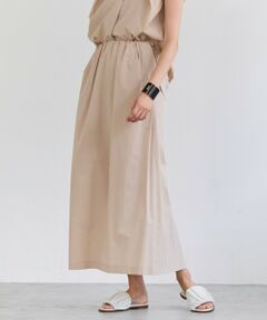 BEIGE, / ベイジ, ミニ・ひざ丈スカート | MALLOW / コットンタック イージーフレアスカート