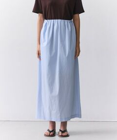 BEIGE, / ベイジ, ミニ・ひざ丈スカート | MALLOW / コットンタック イージーフレアスカート