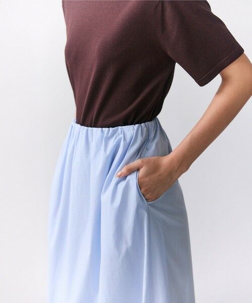 BEIGE, / ベイジ, ミニ・ひざ丈スカート | MALLOW / コットンタック イージーフレアスカート | 詳細12