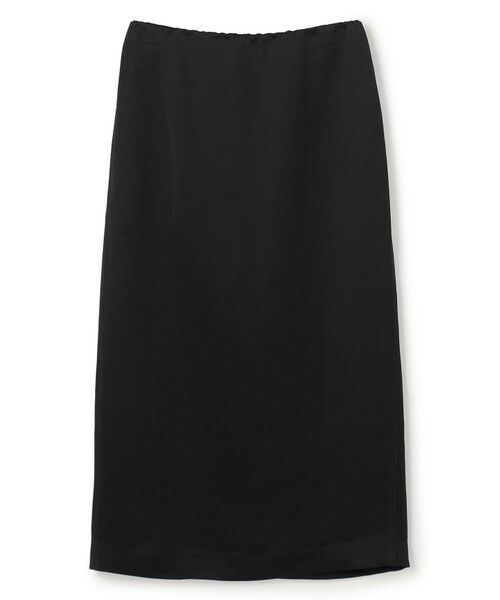 BEIGE, / ベイジ, ミニ・ひざ丈スカート | CASSITER / リネンブレンド サテンスカート | 詳細4