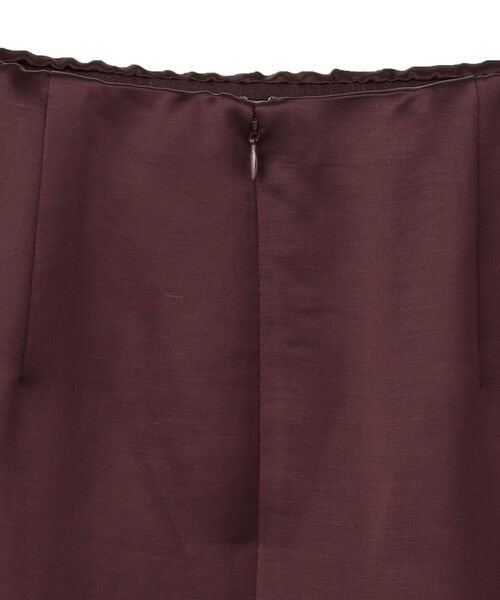 BEIGE, / ベイジ, ミニ・ひざ丈スカート | CASSITER / リネンブレンド サテンスカート | 詳細16