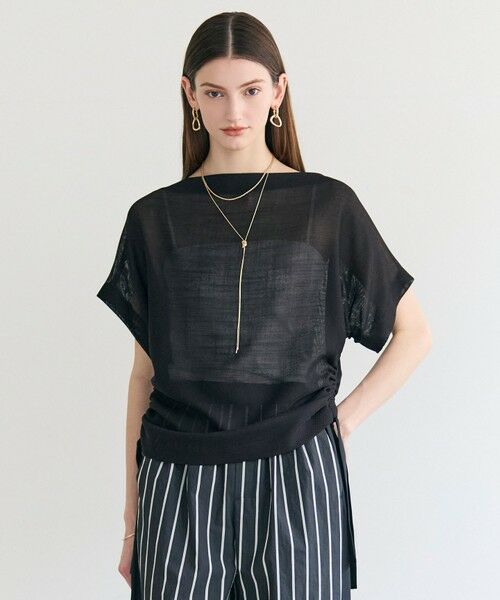 BEIGE, / ベイジ, シャツ・ブラウス | LIATRIS / ドロスト ドルマンブラウス（Black）