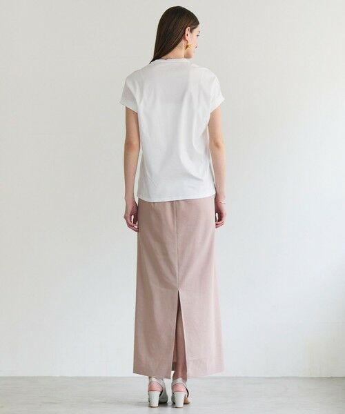BEIGE, / ベイジ, カットソー | BORNA / コットンスムースTシャツ | 詳細2
