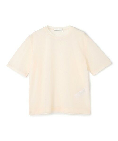 BEIGE, / ベイジ, カットソー | SELEN / リブコンビ シアーTシャツ | 詳細5