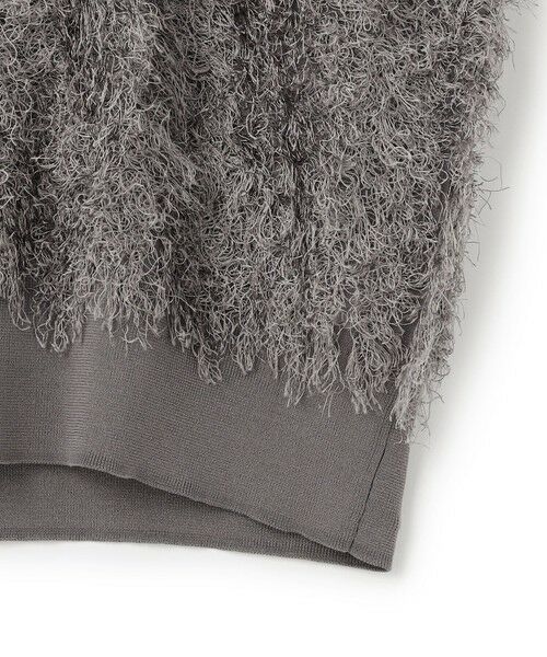 BEIGE, / ベイジ, ニット・セーター | LYCORIS / カットフリンジ Vネックニット | 詳細12