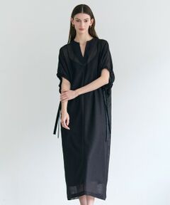 BEIGE, / ベイジ, ロング・マキシ丈ワンピース | LIATRIS / ドロスト Iラインドレス
