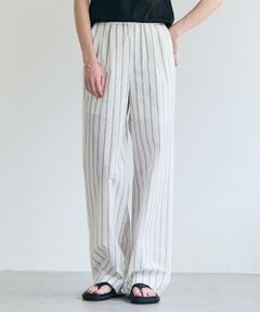 BEIGE, / ベイジ, その他パンツ | QUARTZ / 側章コンビ ストライプパンツ