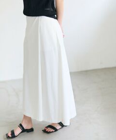 BEIGE, / ベイジ, ミニ・ひざ丈スカート | YANN / ラップタック フレアスカート