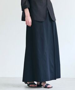 BEIGE, / ベイジ, ミニ・ひざ丈スカート | YANN / ラップタック フレアスカート