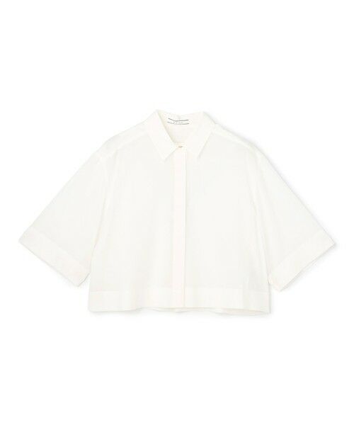 BEIGE, / ベイジ, シャツ・ブラウス | BAC / コットンシアー ショートレングスシャツ | 詳細5