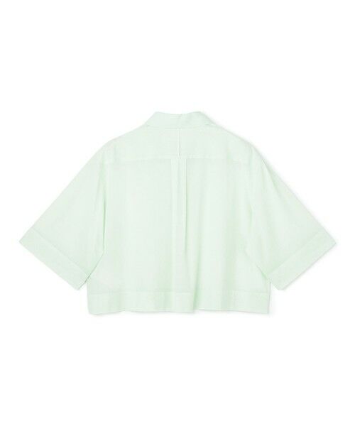 BEIGE, / ベイジ, シャツ・ブラウス | BAC / コットンシアー ショートレングスシャツ | 詳細12