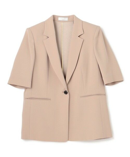 BEIGE, / ベイジ, テーラードジャケット | 【Lsize・セットアップ対応】CINDY / ハーフスリーブジャケット | 詳細3