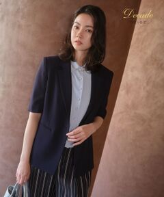 BEIGE, / ベイジ, テーラードジャケット | 【セットアップ対応】CINDY / ハーフスリーブジャケット