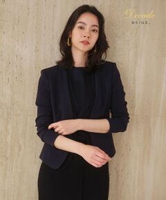 BEIGE, / ベイジ, ノーカラージャケット | 【セットアップ対応】CINDY / ダブルカラージャケット