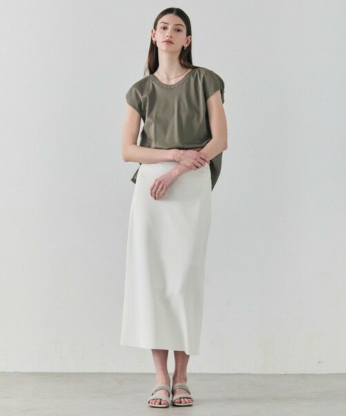 BEIGE, / ベイジ, カットソー | ZEOLITE / バックツイスト コンビトップス | 詳細4