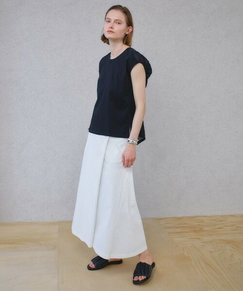 BEIGE, / ベイジ, カットソー | ZEOLITE / バックツイスト コンビトップス | 詳細10