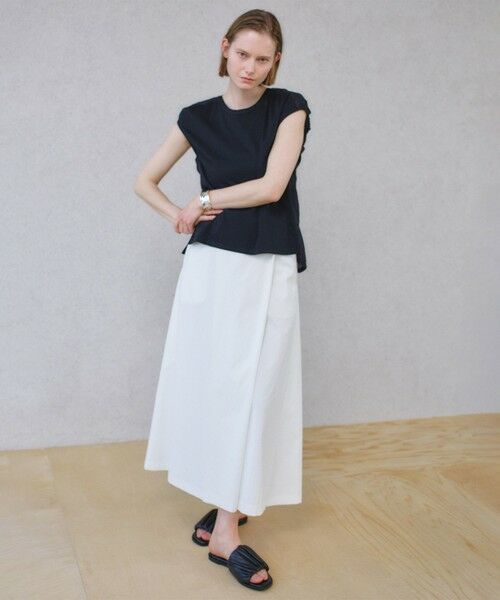 BEIGE, / ベイジ, カットソー | ZEOLITE / バックツイスト コンビトップス | 詳細11
