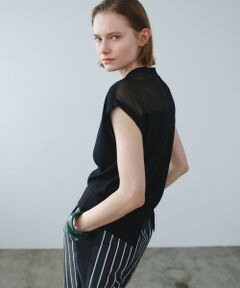 BEIGE, / ベイジ, ニット・セーター | NADIA / シアーコンビ ストレッチニット
