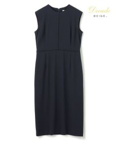 BEIGE, / ベイジ, ロング・マキシ丈ワンピース | 【セットアップ対応】CINDY / 配色ライン クルーネックドレス
