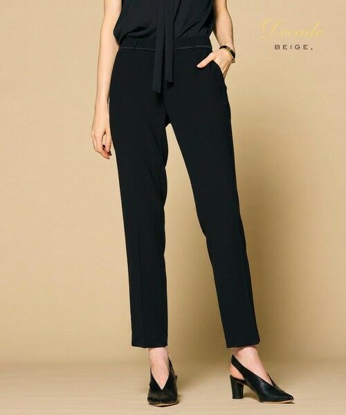 BEIGE, / ベイジ, その他パンツ | 【Lsize・セットアップ対応】CINDY / クロップドパンツ（Black x Black）
