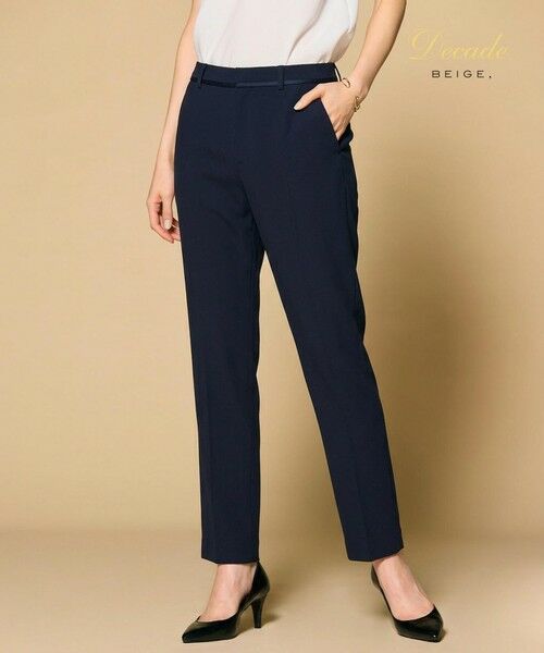 BEIGE, / ベイジ, その他パンツ | 【セットアップ対応】CINDY / クロップドパンツ(Navy x Black)