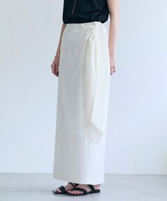 BEIGE, / ベイジ, ミニ・ひざ丈スカート | 【イージーケア・セットアップ対応】BATEAU / サイドディテール Iラインスカート
