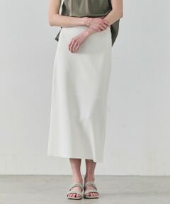 BEIGE, / ベイジ, ミニ・ひざ丈スカート | NADIA / 異素材ライン ストレッチニットスカート