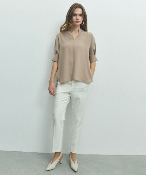 BEIGE, / ベイジ, シャツ・ブラウス | FLEUR / バックサテン プルオーバーブラウス | 詳細13