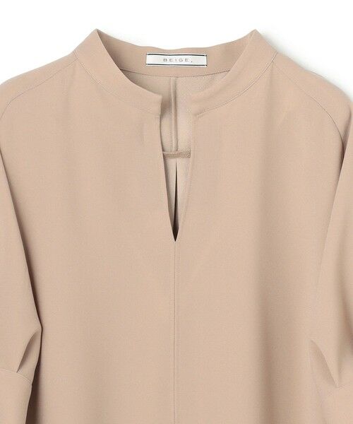 BEIGE, / ベイジ, シャツ・ブラウス | FLEUR / バックサテン プルオーバーブラウス | 詳細18