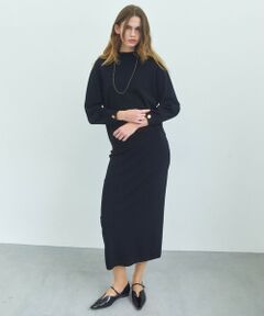 BEIGE, / ベイジ, ミニ・ひざ丈スカート | 【ロングセラー】LAURA / ストレッチ Iラインニットスカート