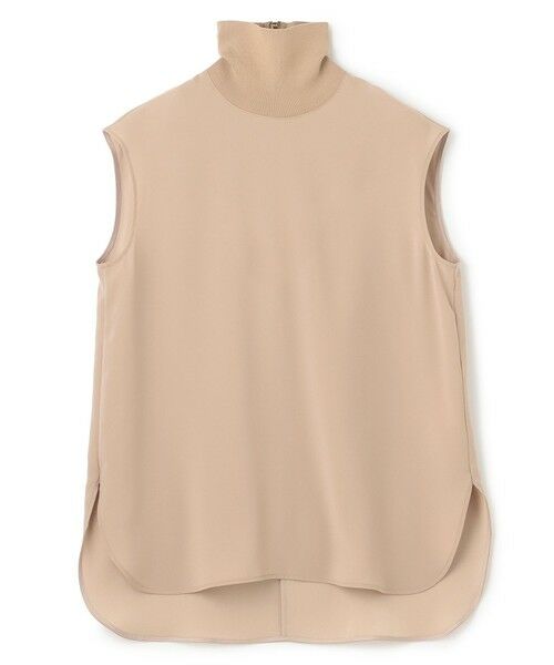 BEIGE, / ベイジ, シャツ・ブラウス | FLEUR / 異素材ネック フレンチスリーブブラウス | 詳細4
