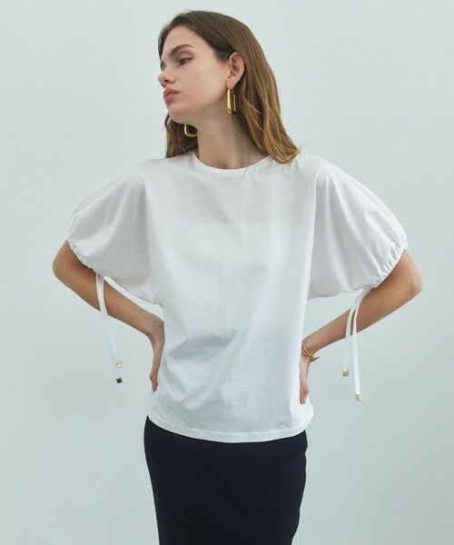 BEIGE, / ベイジ, カットソー | HOPE / ボリュームスリーブドロストトップス（Off White）