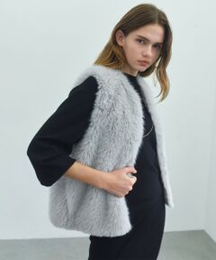 BEIGE, / ベイジ, ベスト | BROOK / ロングヘアファージレ