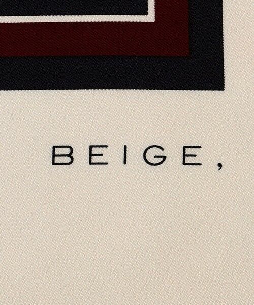 BEIGE, / ベイジ, マフラー・ショール・スヌード・ストール | JOHN / シルクプリントスカーフ | 詳細11