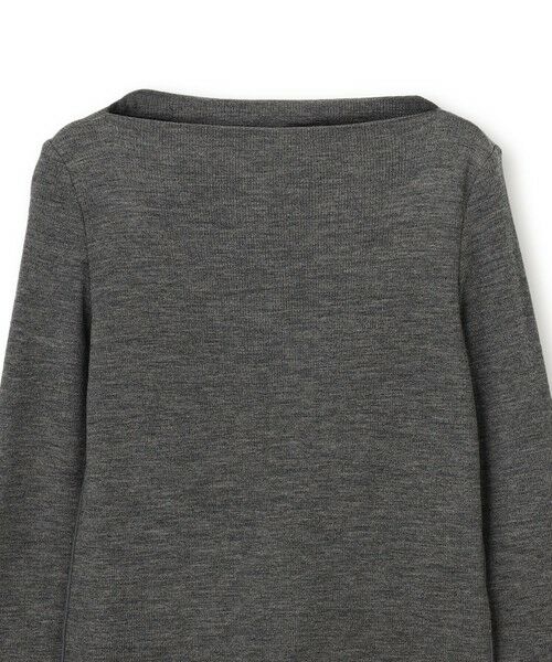 BEIGE, / ベイジ, カットソー | FORD / ボートネックウールトップス | 詳細3