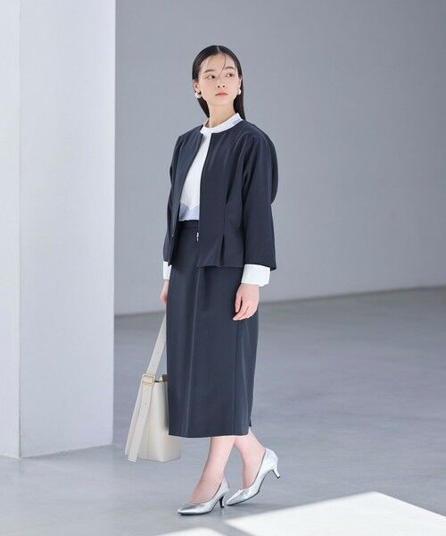 BIANCA / ビアンカ その他アウター | 【オケージョン/デイリー】軽やかストレッチブルゾン | 詳細3