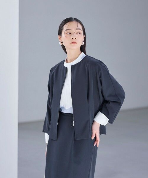 BIANCA / ビアンカ その他アウター | 【オケージョン/デイリー】軽やかストレッチブルゾン | 詳細4