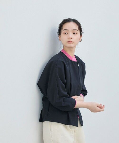 BIANCA / ビアンカ その他アウター | 【オケージョン/デイリー】軽やかストレッチブルゾン | 詳細8