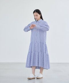 BIANCA / ビアンカ ロング・マキシ丈ワンピース | 【イージーケア】ボリュームシャツワンピース