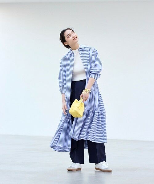 BIANCA / ビアンカ ロング・マキシ丈ワンピース | 【イージーケア】ボリュームシャツワンピース | 詳細12