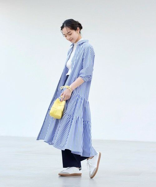 BIANCA / ビアンカ ロング・マキシ丈ワンピース | 【イージーケア】ボリュームシャツワンピース | 詳細13