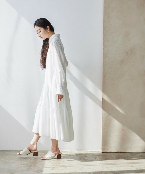 BIANCA / ビアンカ ロング・マキシ丈ワンピース | 【イージーケア】ボリュームシャツワンピース | 詳細15