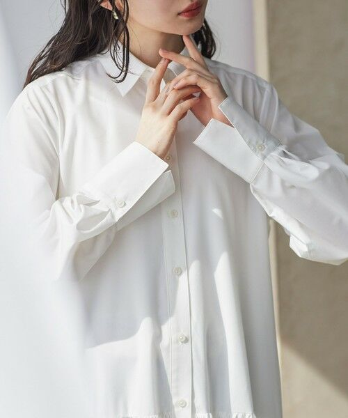 yo biotopホワイト ロングシャツワンピース 楽天市場】ワンピース レディース シャツワンピース 長袖
